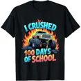 thumbnail image 1 of I Smashed 100 Days School Kids Boys 100th Day Of School Fun Unisex T-Shirt, up to Size 5XL, 1 of 2