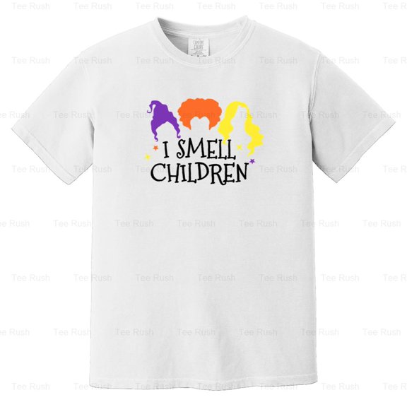 I Smell Children Funny Hocus Pocus Sanderson Sisters Halloween Movie, Comfort Color T-Shirt Unisex, up to 4XL