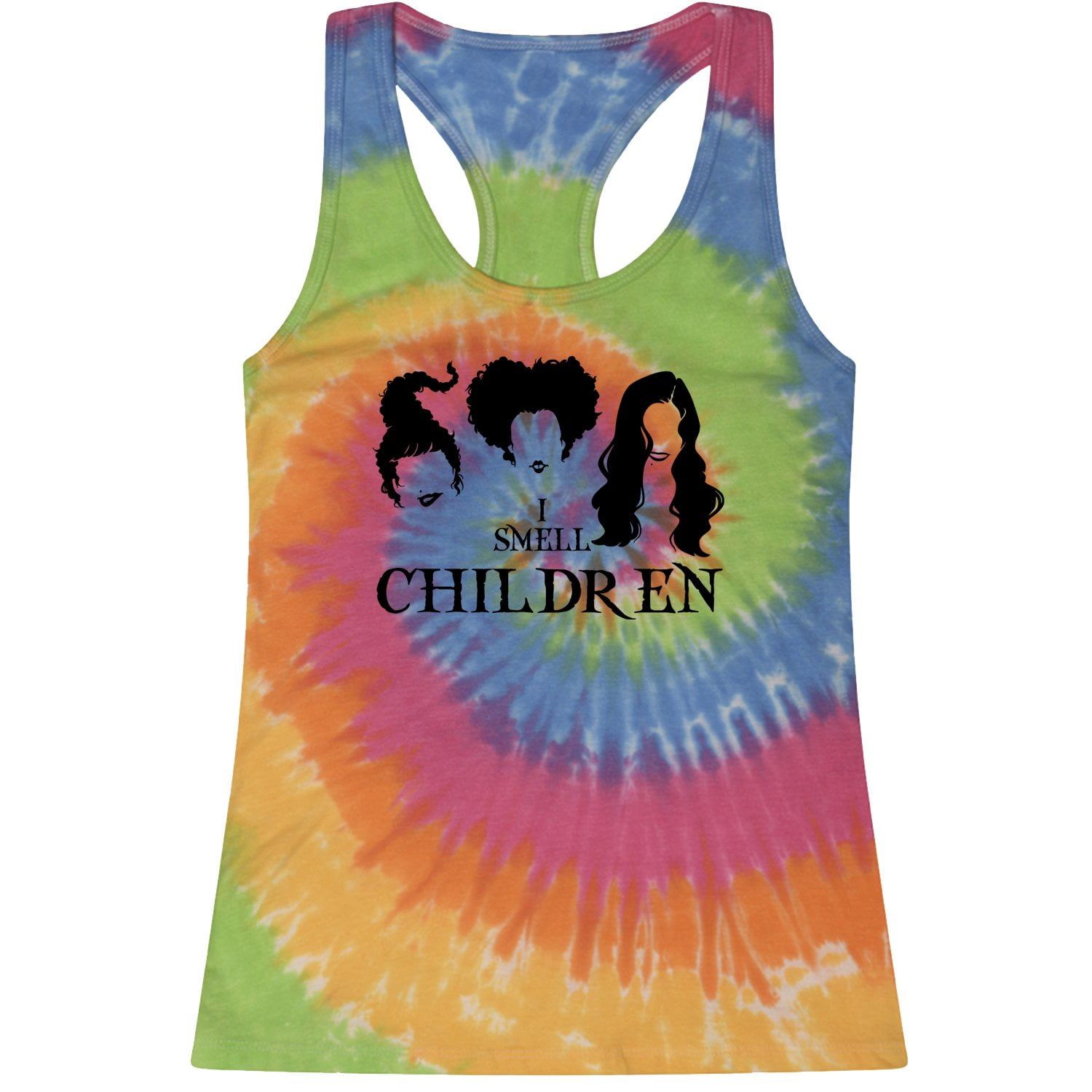 I Smell Children Hocus Pocus Racerback Tank Top for Women 