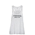 thumbnail image 1 of I Solemnly Swear A Lot Women's Fashion Sleeveless Flowy Racerback Workout Yoga Tank Top Sport Grey Small, 1 of 3