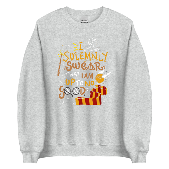 I Solemnly Swear That I Am Up To No Good Quote Shirt Gift Black Size Up To 4XL