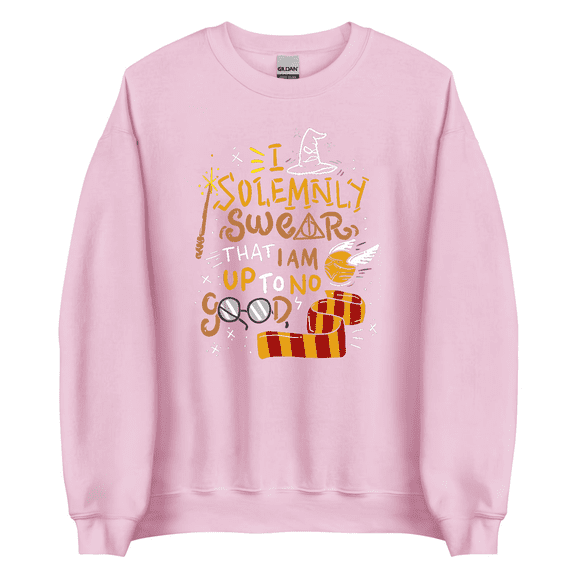 I Solemnly Swear That I Am Up To No Good Quote Shirt Gift Black Size Up To 4XL