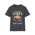 thumbnail image 1 of I Solve Cubes Superpower Funny Speed Cubing Graphic Novelty TShirt, 1 of 4