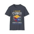 thumbnail image 1 of I Solve Cubes Superpower Funny Speed Cubing Graphic Novelty Unisex T-Shirt, 1 of 4
