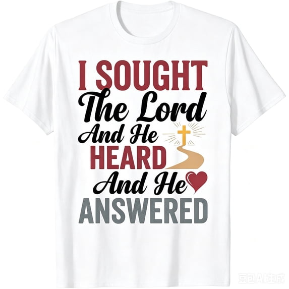 I Sought The Lord And He Heard And He Answered T-Shirt