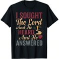 thumbnail image 1 of I Sought The Lord And He Heard And He Answered T-Shirt, 1 of 5