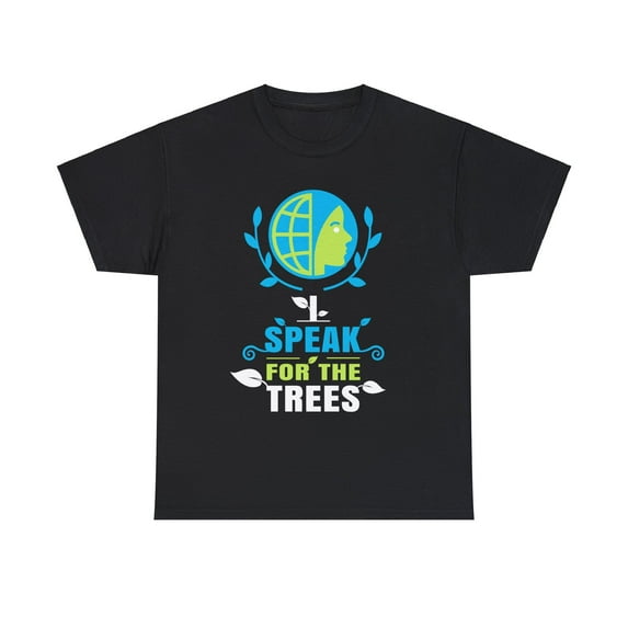 I Speak For The Trees Shirt Gift Environmental Earth Day Mens T Shirts Plus Size Big and Tall