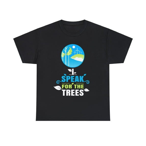 I Speak For Trees Planet Save Earth Day Graphic Big and Tall Tshirts Shirts for Men