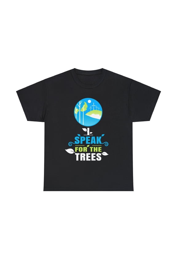 I Speak For Trees Planet Save Earth Day Graphic Big and Tall Tshirts Shirts for Men