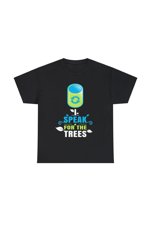 I Speak For Trees Planet Save Earth Day Graphic Men Shirts Big and Tall Plus Size