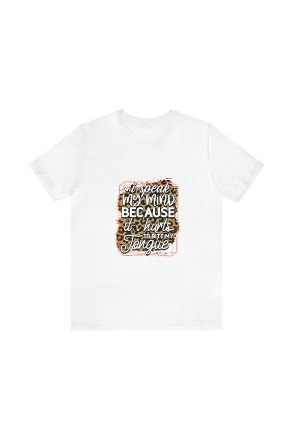 I Speak My Mind Unisex Jersey Short Sleeve Tee