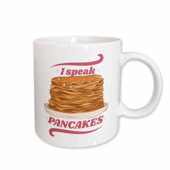 3drose, I Speak Pancakes, 11oz Mug