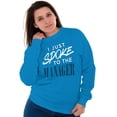 thumbnail image 1 of I Spoke to the Manager Karen Quote Women Crewneck Sweatshirt Brisco Brands 4X, 1 of 6
