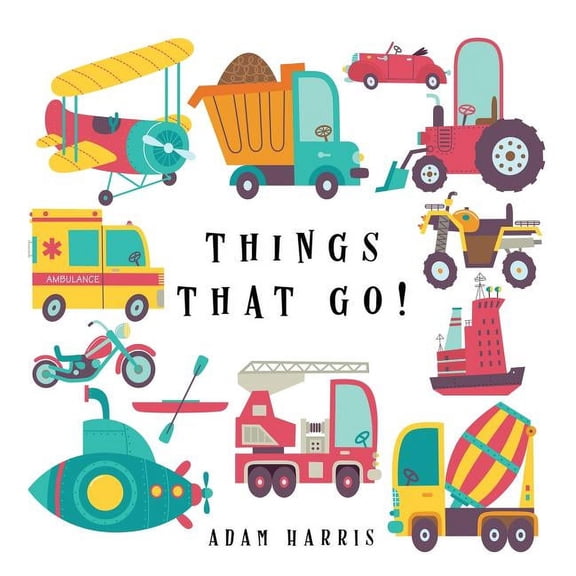 I Spy Books Ages 2-5 Things That Go!: A Guessing Game for Kids 3-5, Book 2, (Hardcover)