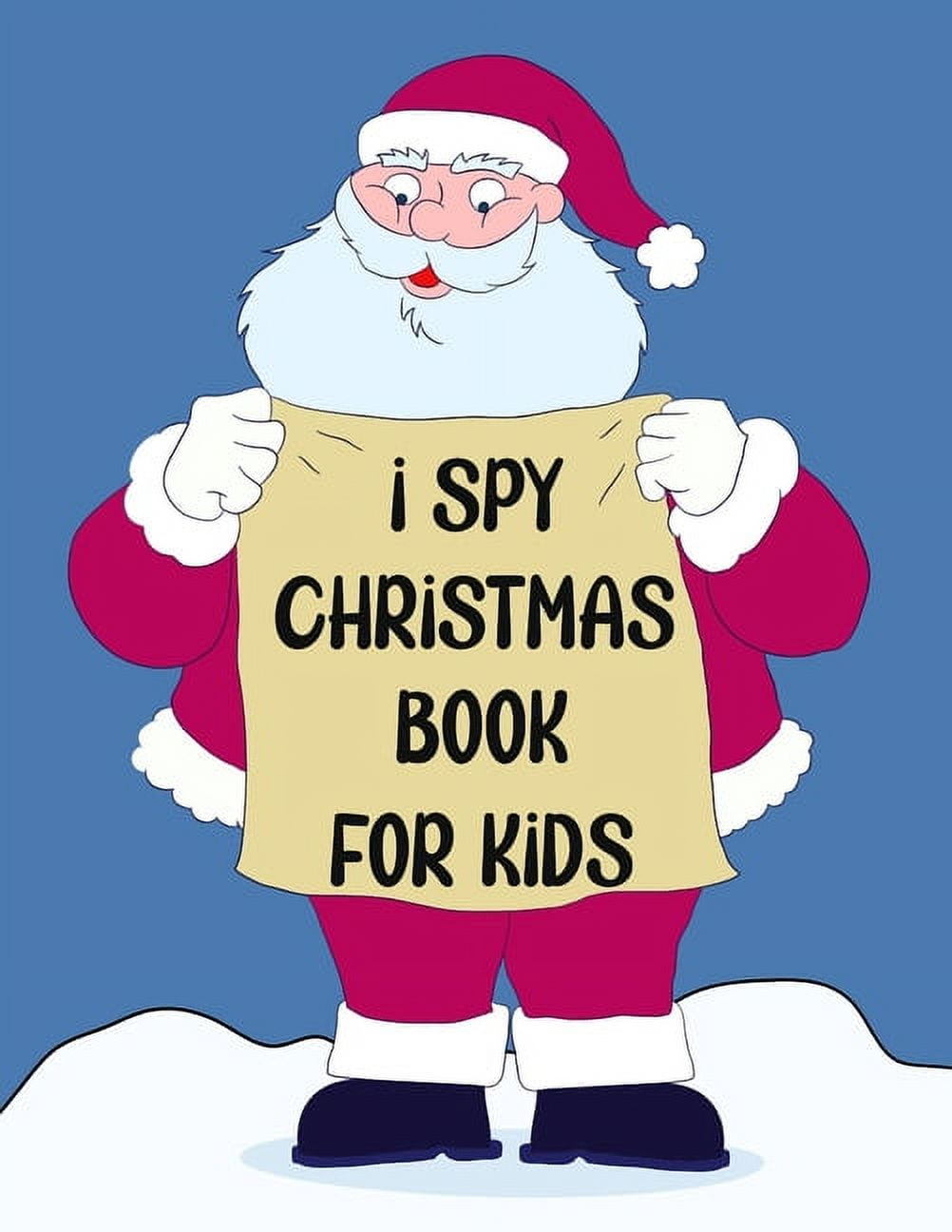 i spy Christmas book: A fun coloring Activity Books And Guessing