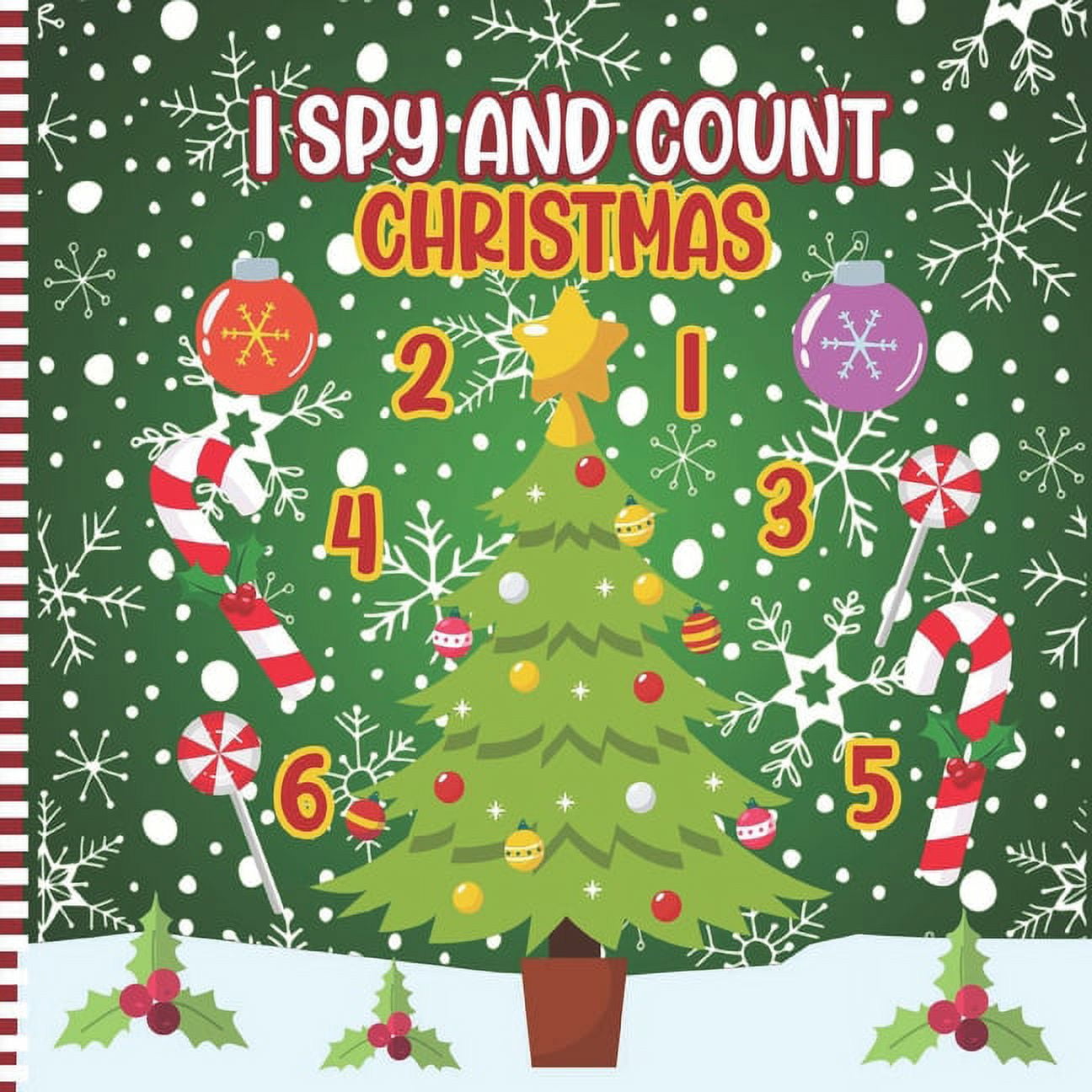 I Spy and Count Christmas: A Fun Activity Book Of Numbers Counting Game ...