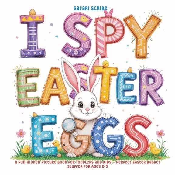 Pre-Owned I Spy Easter Eggs: A Fun Hidden Picture Book for Toddlers and Kids - Perfect Easter Basket Stuffer for Ages 2-5, (Paperback)