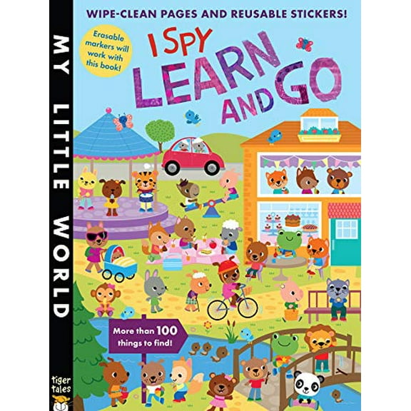 Pre-Owned I Spy Learn and Go: Wipe-Clean Pages, Stickers and More Than 100 Things to Find! (Paperback) 1589253132 9781589253131
