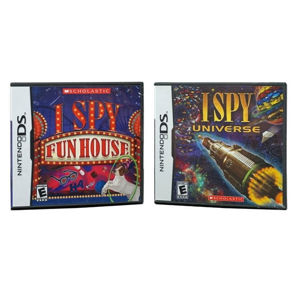 I Spy NDS Video Game Set - I Spy Universe + I Spy Funhouse - for Nintendo DS
