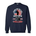 thumbnail image 1 of I Stand For The Flag Kneel For The Fallen Patriotic DT Crewneck Sweatshirt, 1 of 2