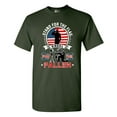 thumbnail image 1 of I Stand For The Flag Kneel For The Fallen USA Patriotic DT Adult T-Shirt Tee, 1 of 2