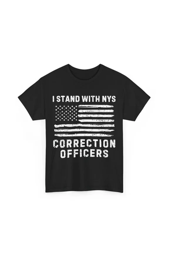 I Stand Nys Correction Officers, Stand Nys Co T-Shirt S-5XL Birthday Gifts; For Men & Women