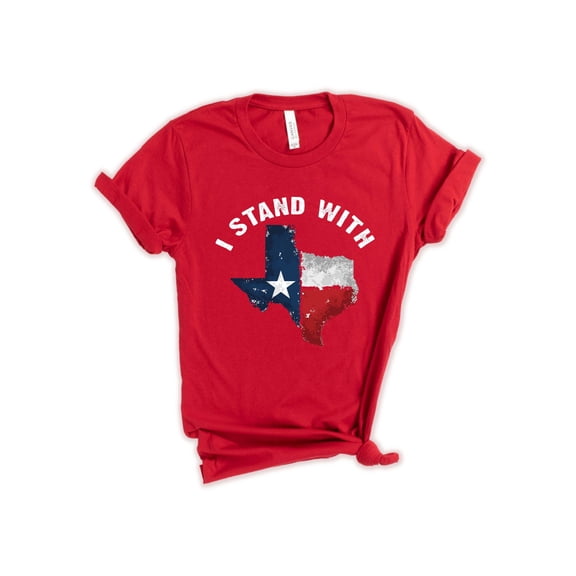 I Stand With Texas T-Shirt, Political T-Shirt, Texas Proud Shirt, Texas T-Shirt, Unisex T-shirt