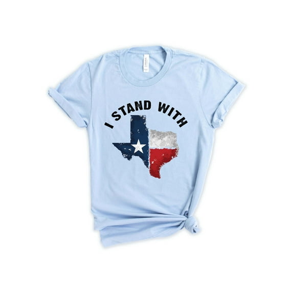 I Stand With Texas T-Shirt, Political T-Shirt, Texas Proud Shirt, Texas T-Shirt, Unisex T-shirt