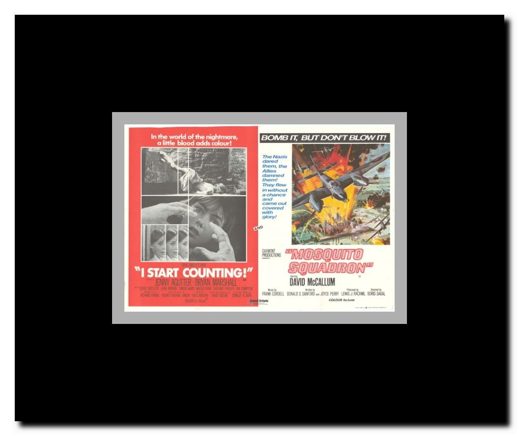 I Start Counting/Mosquito Squadron Framed Movie Poster