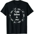 thumbnail image 1 of I Still Believe In 398.2 Fairy Tale Section Library Gift T-Shirt, 1 of 3