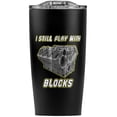 thumbnail image 1 of I Still Play With Blocks Auto Mechanic Stainless Steel 20 oz Travel Tumbler, Vacuum Insulated & Double Wall with Leakproof Sliding Lid | Great for Coffee/Hot Drinks and Cold Beverages, 1 of 6