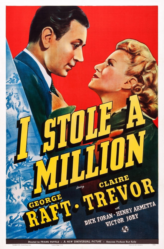 I Stole A Million U Canvas Art - (11 x 17)