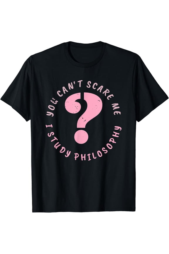 I Study Philosophy - Question Mark Funny T-Shirt