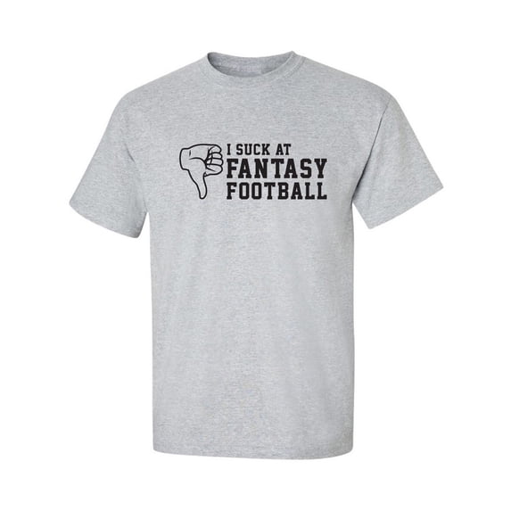 I Suck At Fantasy Football Adult Short Sleeve T-shirt