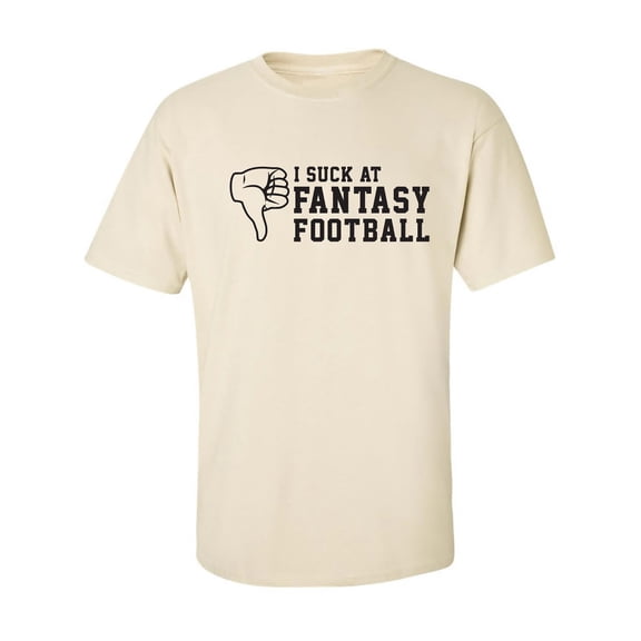 I Suck At Fantasy Football Adult Short Sleeve T-shirt