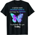 thumbnail image 1 of I Suffer From Rheumatoid Arthritis Awareness Butterfly T-Shirt, 1 of 2