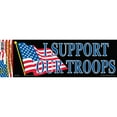 thumbnail image 1 of Eagle Emblems BM7005 Sticker - Support Our Troop - 3.5 x 10 in., 1 of 1