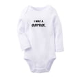 thumbnail image 1 of I Was A Surprise Twins Babies Rompers, Newborn Baby Unisex Bodysuits, Infant Jumpsuits, Toddler 0-12 Months Kids Long Sleeves Oufits (White, 6-12 Months), 1 of 4