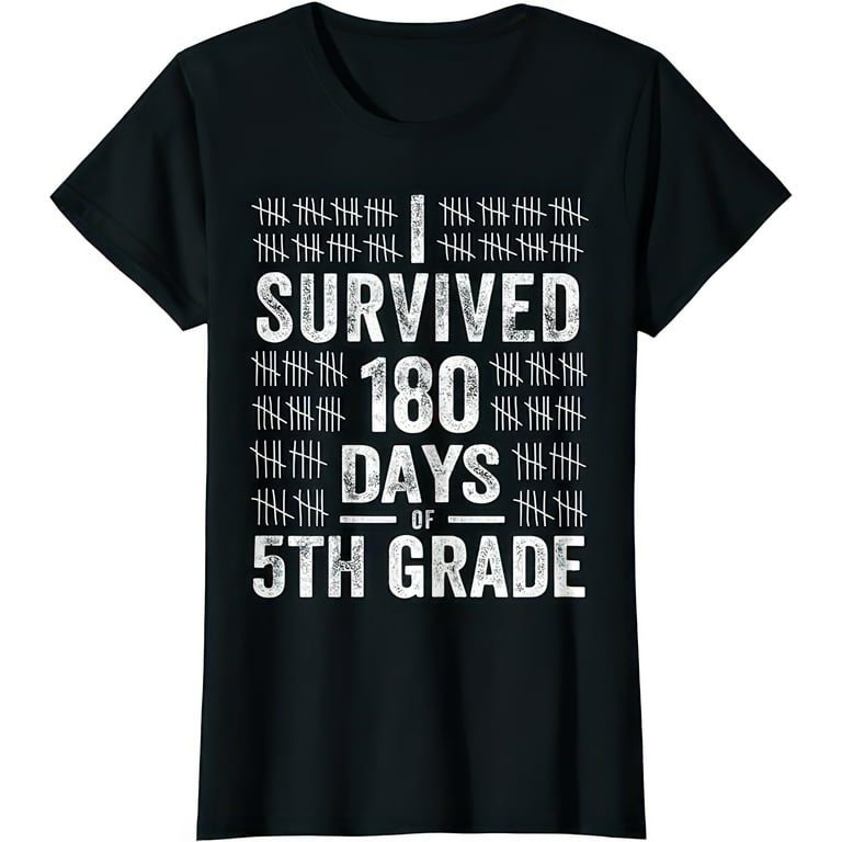 I Survived 5th Grade Shirt. 5th Grade Last Day School Funny I Survived 5th Grade Shirt. 5th Grade Last Day School Funny