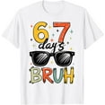 thumbnail image 1 of I Survived 67 Days Bruh Funny Six Seven 6 7 Meme Gen Z T-Shirt tee, 1 of 4