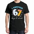 thumbnail image 1 of I Survived 67 Days Of School Meme T-Shirt – Education Humor – Teacher or Student Wear, 1 of 6