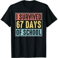 thumbnail image 1 of I Survived 67 Days of School 6 7 Teacher Boys Six Seven T-Shirt, 1 of 3