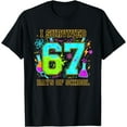 thumbnail image 1 of I Survived 67 Days of School Funny 67 Meme Retro Science T-Shirt Shirts, 1 of 3