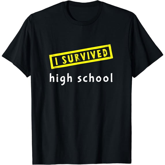 I Survived High School Graduation Summer Vacation T-Shirt