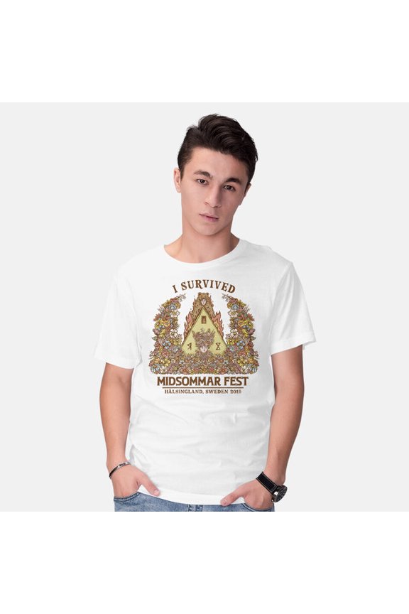 I Survived Midsommar Fest Graphic Design Everyday T-Shirt