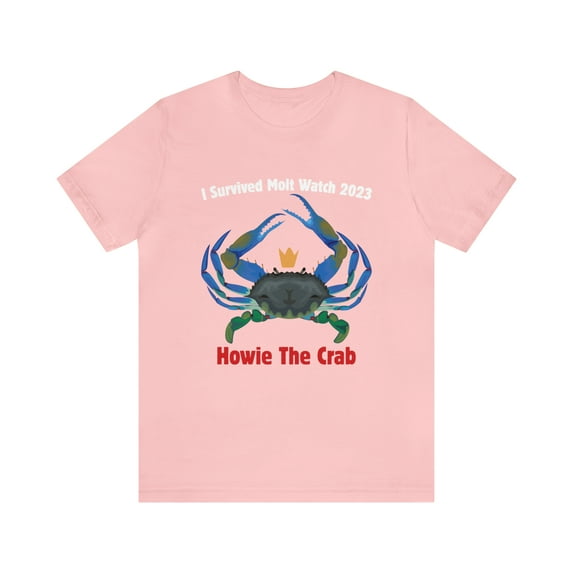 I Survived Molt Watch 2023 Howie The Crab T-Shirt XS-5XL, Support & Loving