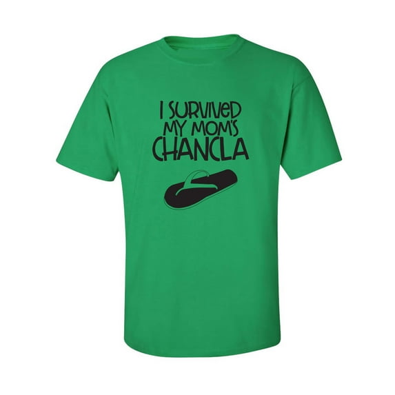 I Survived My Mom's Chancla Adult Short Sleeve T-shirt