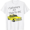 thumbnail image 1 of I Survived My Trip To NYC T-Shirt I Love NYC New York Shirt, 1 of 3