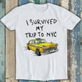 thumbnail image 1 of I Survived My Trip To NYC” Taxi Graphic Tee, 1 of 3