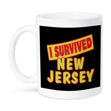 3dRose, I Survived New Jersey Survial Pride And Humor Design, 11oz Mug